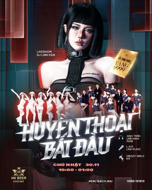 Chuỗi soft opening “Huyền Thoại Bắt Đầu” — HK BEER Chợ Mơ