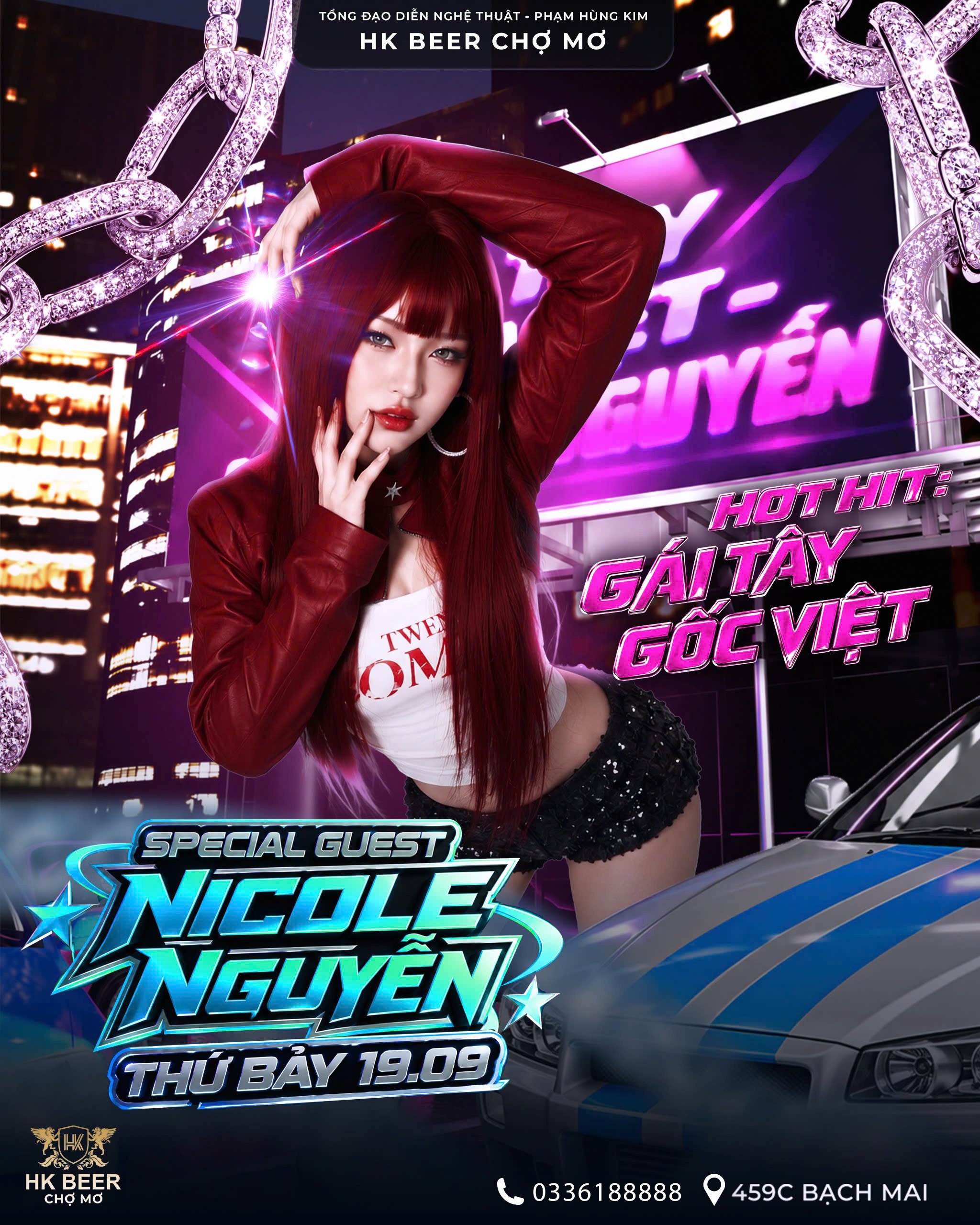 Hot hit "Gái Tây gốc Việt" - Nicole Nguyễn đổ bộ HK Beer Chợ Mơ